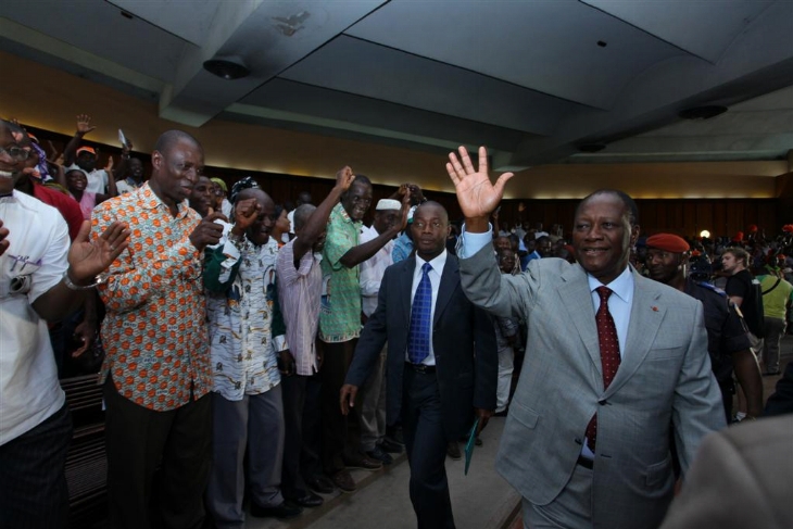 Alassane Ouattara, depuis Yopougon: “Le 31 octobre, ce sera la grande fête”